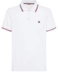 Moncler - Polo in cotone - Lyst