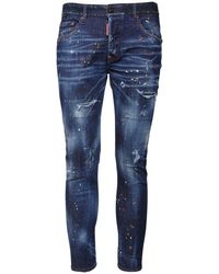 Herren Bekleidung Jeans Jeans mit Gerader Passform DSquared² Baumwolle 16.5cm Jeans Aus Baumwolldenim sexy Twist in Blau für Herren 