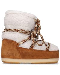 Moon Boot - Light Shearling & Suede S - Lyst