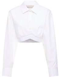Alexander Wang - Donna Camicia Corta Con Fondo Incrociato - Lyst