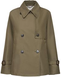 Weekend by Maxmara - Biglia Gabardine Short Trench Coat - Lyst