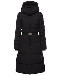 Burberry - Burniston Belted Quilted Jacket W/ Hood - Lyst