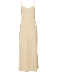 The Row - Clarabella Silk Blend Satin Slip Dress - Lyst
