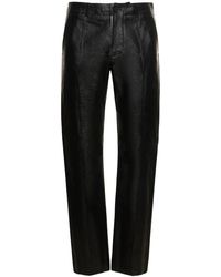 Versace - Leather Pants - Lyst