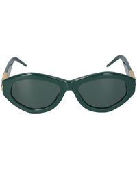Casablancabrand - Ovale Sonnenbrille Mit Monogrammplaque - Lyst