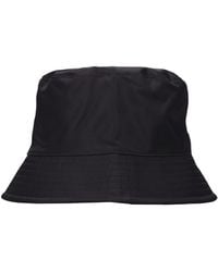 Palm Angels - Cappello Bucket In Tela Con Logo - Lyst