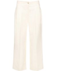 Totême - Relaxed Twill Cotton Pants - Lyst