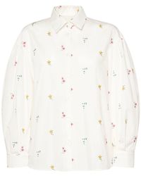 Weekend by Maxmara - Villar Embroidered Cotton Shirt - Lyst
