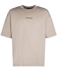 Balenciaga - T-shirt in jersey di cotone destroyed - Lyst