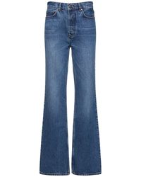 Anine Bing - Olsen High Rise Straight Jeans - Lyst