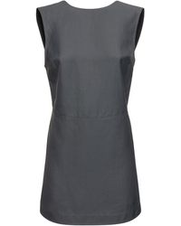 Loulou Studio - Vestido corto de viscosa sin mangas - Lyst