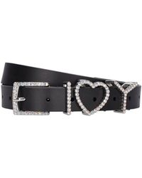 Monogram Embellished Chain Belt in Silver - Jean Paul Gaultier