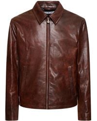 Acne Studios - Laukwa Vintage Leather Jacket - Lyst