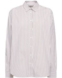 Totême - Signature Striped Cotton Shirt - Lyst