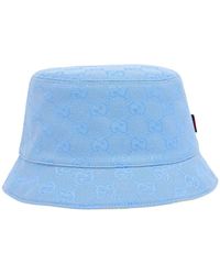 Gucci - Cappello bucket in tessuto gg - Lyst