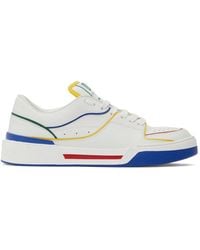 Dolce & Gabbana - New Roma Leather Low Top Sneakers - Lyst