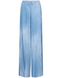 Ermanno Scervino - Weite Hose Aus Viskose - Lyst