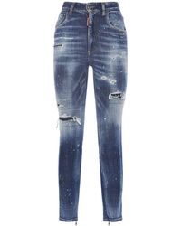 DSquared² - Jeans skinny desgastados - Lyst