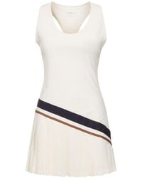 Tory Sport - Chevron Tech Tennis Mini Dress - Lyst