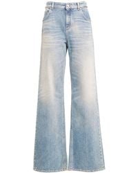 Blumarine - Jeans de denim con pierna ancha - Lyst