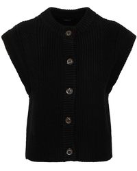 Soeur - Amore Buttoned Wool Vest - Lyst