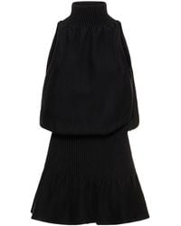 Alexander Wang - Minikleid Mit Rollkragen Und Rüschen - Lyst