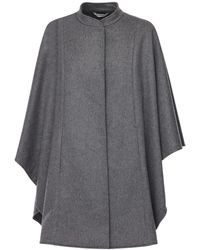 Max Mara Addi Wool & Cashmere Cape - Grey