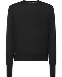 PT Torino - Superfine Wool Knit Crewneck Sweater - Lyst
