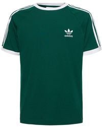 adidas Originals - 3-stripes Cotton T-shirt - Lyst