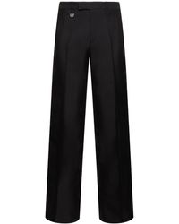 Burberry - Tuxedo Wool & Silk Pants - Lyst