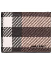 Burberry - Kier Printed E-canvas Billfold Wallet - Lyst