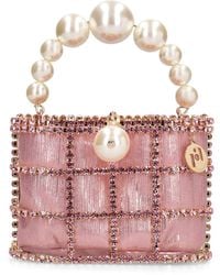 Rosantica - Holli Shiny Pearl Top Handle Bag - Lyst