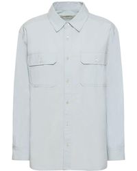 DUNST - Out Pocket Cotton Shirt - Lyst