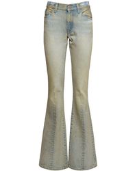 The Attico Jeans Aus Baumwolldenim "rachel" - Grau