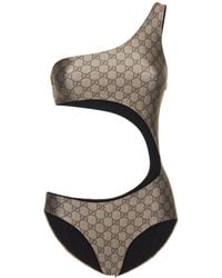 Gucci - Sparkling Jersey One Piece Swimsuit - Lyst