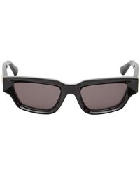 Bottega Veneta - Bv1250S Sharp Square Acetate Sunglasses - Lyst