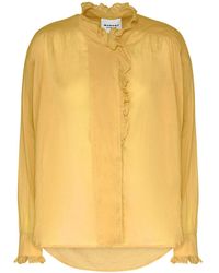 Isabel Marant - Pamias Ruffled Cotton Shirt - Lyst