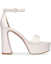 Gianvito Rossi - 70Mm Holly Leather Sandals - Lyst