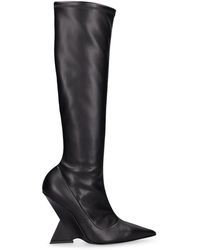 The Attico - 105Mm Cheope Faux Leather Tall Boots - Lyst