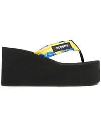 Coperni - 100Mm Logo Platform Flip-Flops - Lyst