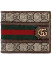 Gucci - Ophidia Gg Supreme Coated Classic Wallet - Lyst