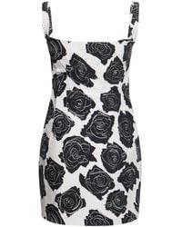 Marni - Bonded Poplin Mini Dress - Lyst