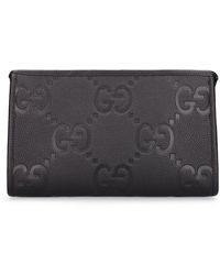 Gucci - gg Jumbo Leather Toiletry Case - Lyst