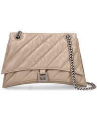 Balenciaga - Medium Crush Quilted Leather Chain Bag - Lyst