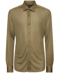 Tom Ford - Sheer Silk Shirt - Lyst