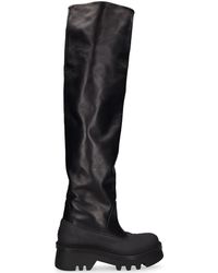 Chloé - 50Mm Raina Leather Over-The-Knee Boots - Lyst