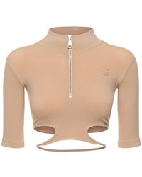 ANDREADAMO - Formendes Top Aus Jersey - Lyst
