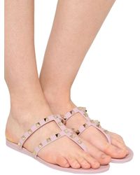 rockstud jelly thong