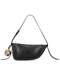 Burberry - Mini Shield Leather Top Handle Bag - Lyst