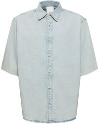 Acne Studios - Santropi Short Sleeve Denim Shirt - Lyst